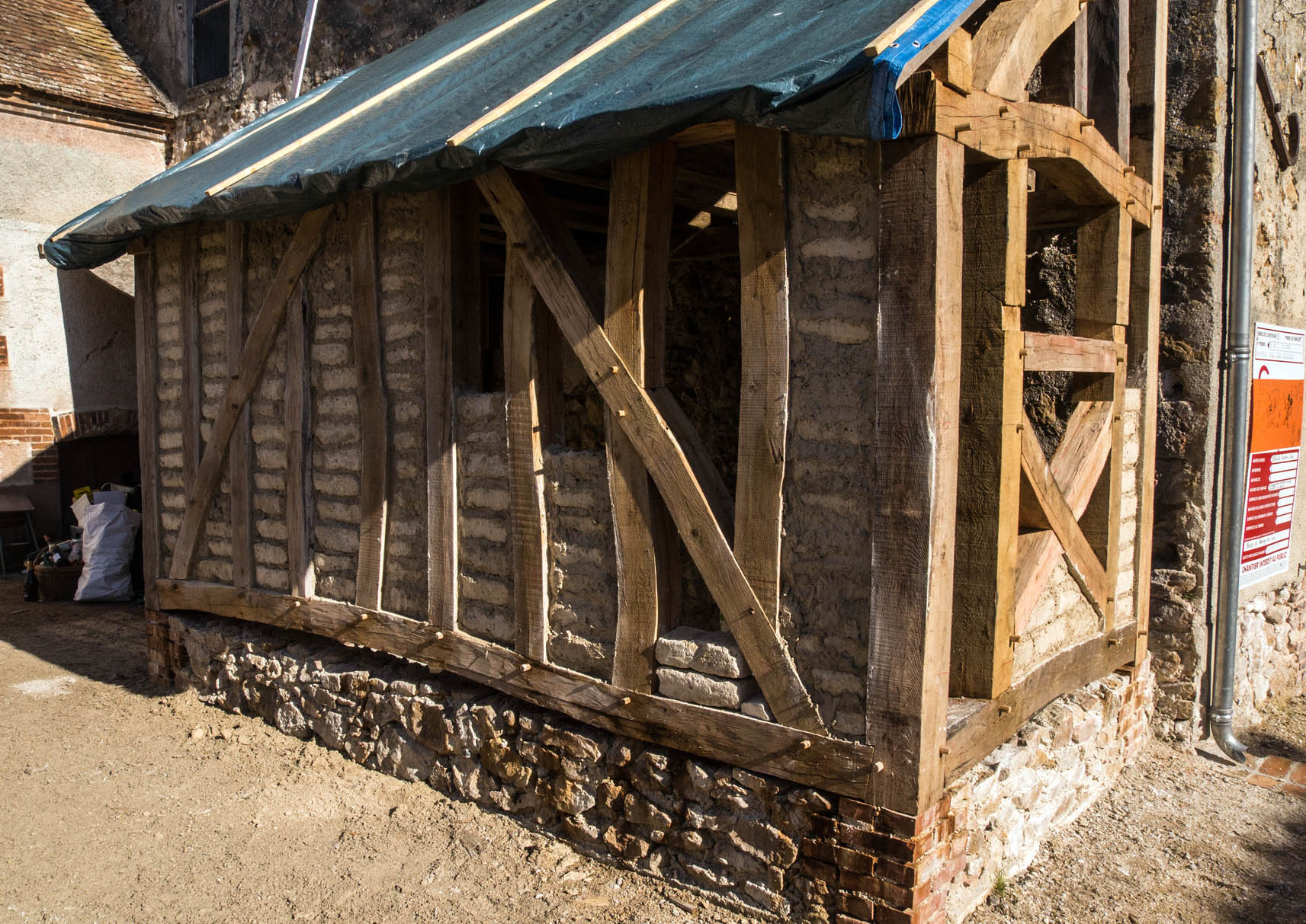 Structure en colombage - Marnay sur Seine (Aube)
